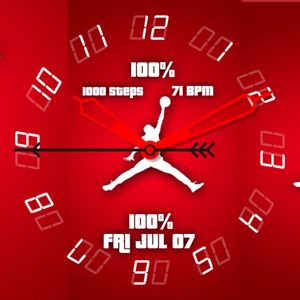 jordan red by Casio vasim