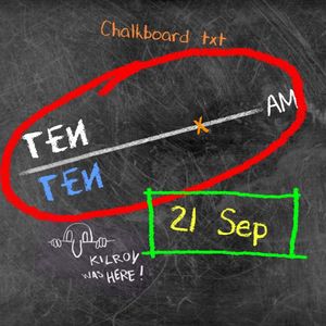 Chalkboard txt by CraftyChops