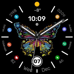 WFP 305 Butterfly watch face by WFProduction by Alexandr Kovalev
