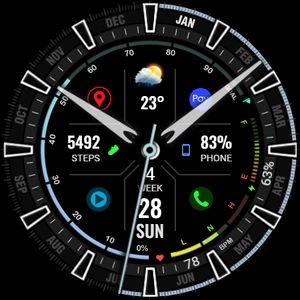 WFP 323 Analog Watch Face by WFProduction by Alexandr Kovalev