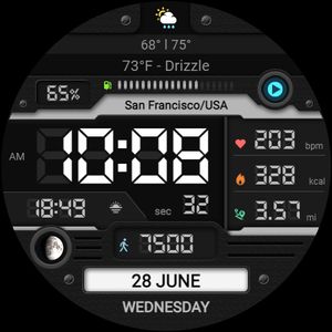 WFP 052 Digital watch face by WFProduction by Alexandr Kovalev