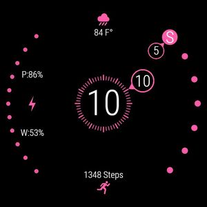 Dots & Circles - Pink Passion by Mircea Marin