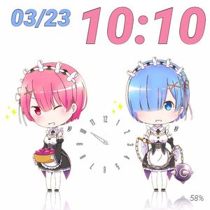 RE ZERO REM RAM ANIME by clip