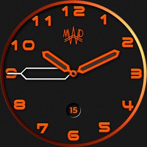 Black Orange by MAD MAX WATCHES