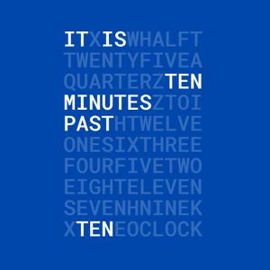 Word Watch Simple Cobalt by dabjulmaros