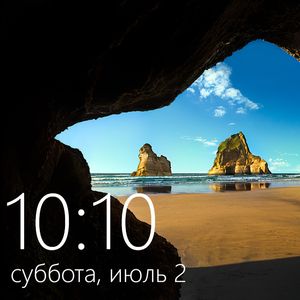 Windows 10 Lock Screen by Max's Watchfaces