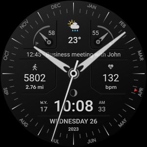 WFP 311 Modern watch face by WFProduction by Alexandr Kovalev