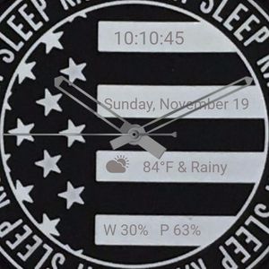US Flag with facts by Redline