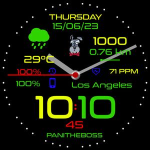 PTB SimpleButAll Summer WearOS by PaniTheBoss