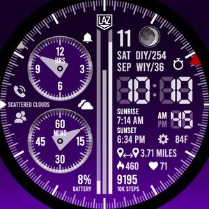 LAZ | Chrono Amethyst by LAZ | SmartFaces