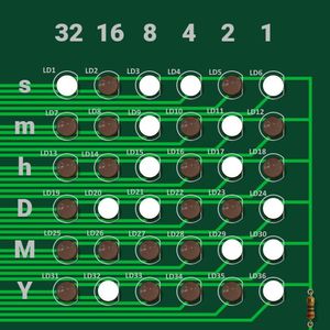 Binary LEDs by Mellin