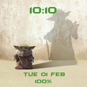 Digital Grogu Shadow Yoda by Gizmo411