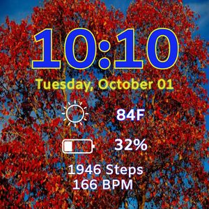 Deep Red Autumn Leaves by MJS Designs