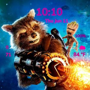 Baby Groot & Rocket Raccoon by KhaleesiNicole07