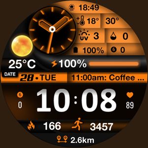 ML2U 264b Hybrid Watch Face by ML2U