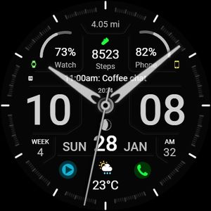 WFP 320 Hybrid watch face by WFProduction by Alexandr Kovalev