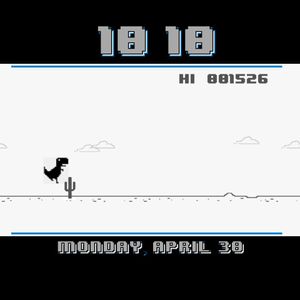 T-Rex 404 Game Chrome by Cth42
