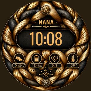 nana.braided.gold by Nana