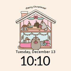 Pusheen Christmas (animated) by Stephanie