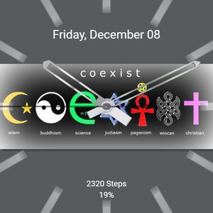 COEXIST Peace Love by Redline