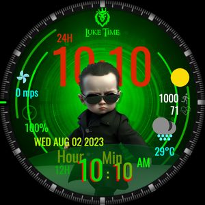 Matrix Boy 12/24H by Luke Time