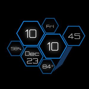 Hexawatch Blue by Derik Matthews