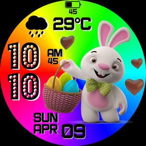 Easter Bunny 01 by Rock Ape Designs - RAD Watch Co.