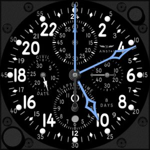 AN5741 - Pilot Chronograph Blk by Michael O'Day ™