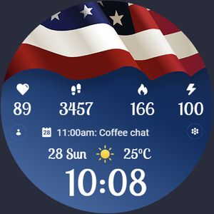 Patriot SWF 01 by StarWatchfaces