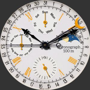 TSM Chronograph Gold Numbers by TaSiMa