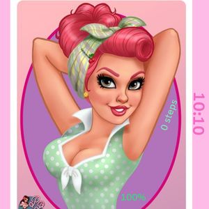 PIN UP MINT GIRL by KA$IEK