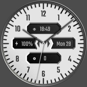 Pure Analog Face DADAM38W by DADAM Watch Faces