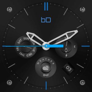 Simple Blue v1 Weather by bayouDesigns