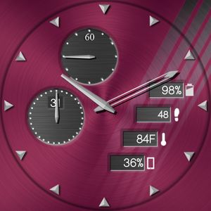 Brushed Metal Magenta V2 by Orakix