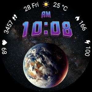 Galaxy | Space Animated WF by StarWatchfaces