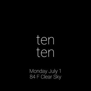 Simple Text +Date +Weather by rob