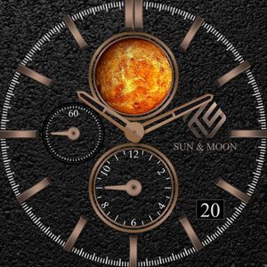 asphalt sun and moon version by Sebla