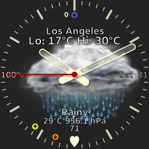 ML Weather Clock (No Step) by mountain_lion