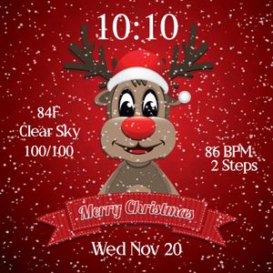 Reindeer Christmas by Nikkla Designs