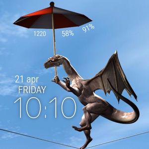 Dragon on a Highwire by Kaliadder