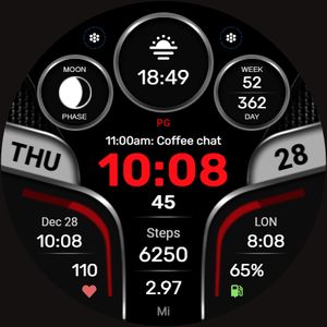 WFP 312 Futuristic watch face by WFProduction by Alexandr Kovalev