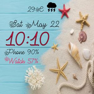 Sand, Shells, Starfish by AmberDai