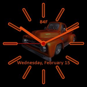 Old Orange Truck by Atvrider