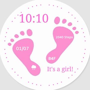 Gender reveal girl by Wila