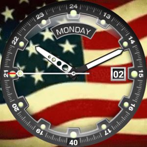 KT Patriot - Waving Flag by Kamensek Timepieces