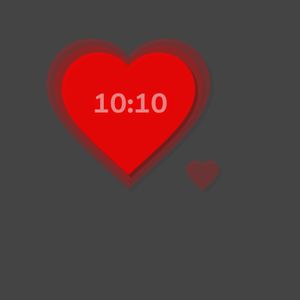 Valentines beating heart by Junq