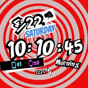 Persona 5 Theme (Round) by SurvivingArch