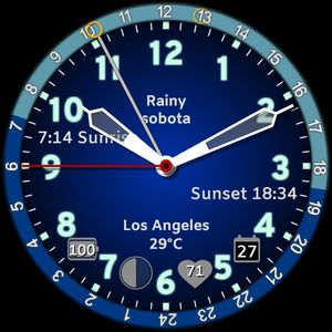 SunTravel in Blue by Peter