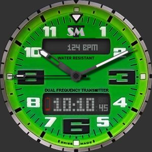 TSM002 Green - Black LCD by TaSiMa