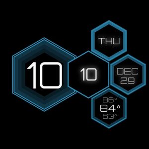 Hexawatch Simple Blue by Derik Matthews